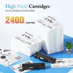 LxTek 137 Black Toner Cartridge Replacement for 137 CRG137 2 Pack 137 Black