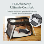 Guava Lotus Travel Crib with Lightweight Backpack Design | Baby Travel Bed
