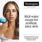 Buy now Neutrogena Hydro Boost Skincare Set, Hydro Boost Water Cream Face Moisturizer for 72-Hour Hydration, 1.7 Fl Oz, & Hydro Boost Hydrating Gel Facial Cleanser Trial Size, 0.5 Fl Oz, 2 Pack, Clear at indiglob india