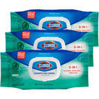 Buy now Clorox Disinfecting Wipes, Bleach Free Cleaning, Crisp Lemon, 75 Count (Pack May Vary) at indiglob india