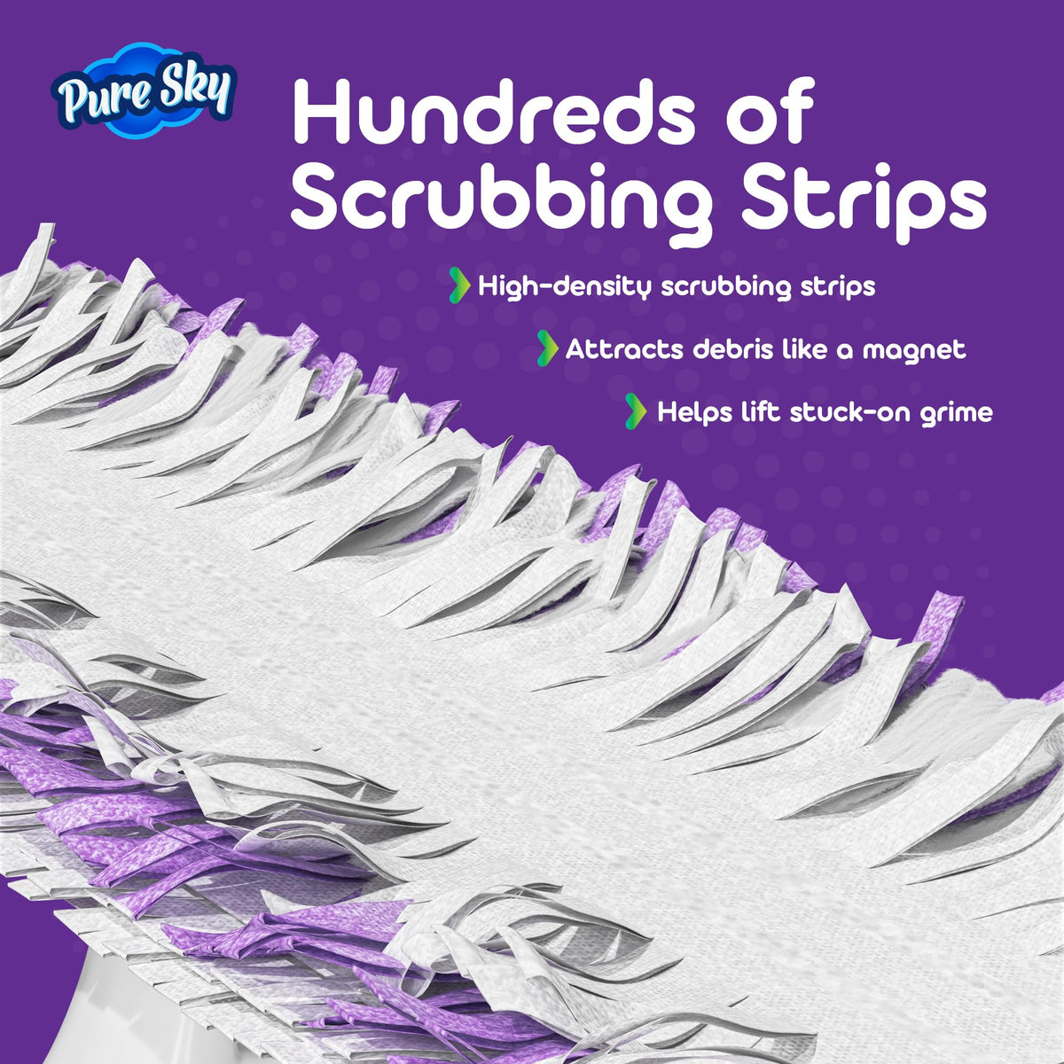30 Pack Power Mop Refills, Pads for Swiffer PowerMop – Upgraded Design with Full Width, Improved Absorbent Layer, 5X Cleaning – Heavy Duty Replacement Compatible with Swiffer Power Mop Pads, Bulk Pack