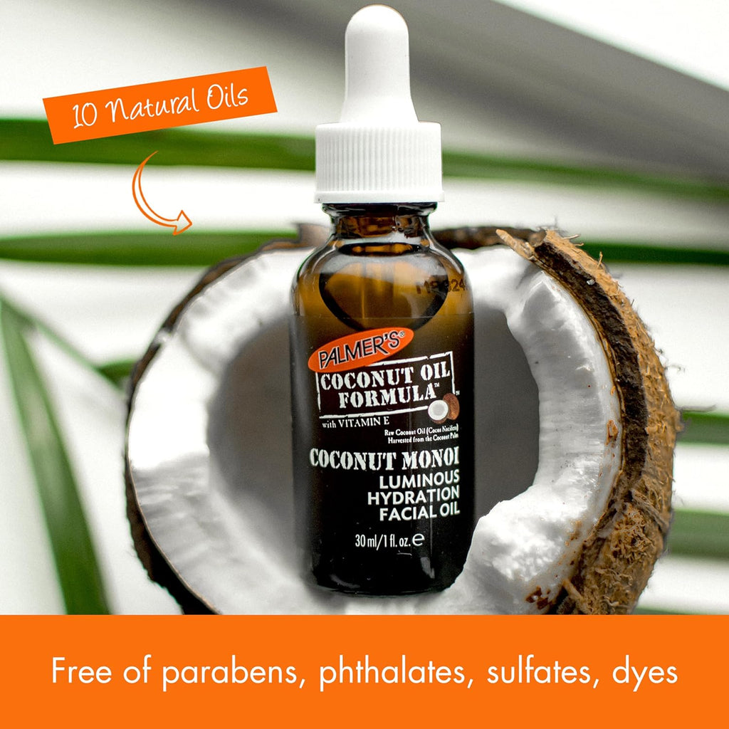 Buy now Palmer's Coconut Oil Formula Coconut Monoi Luminous Hydration Facial Oil, 1 Ounce at indiglob india