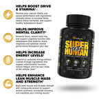 ALPHA LION Superhuman Test – Natural Testosterone Booster for Men | Boost Energy, Drive, Muscle Strength & Mental Focus with PrimaVie, Shoden Ashwagandha & TestoSurge