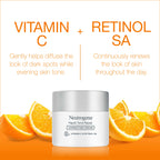 Buy now Neutrogena Rapid Tone Repair Retinol + Vitamin C Face Moisturizer, Dark Spot Corrector, Anti-Aging Face Cream for Even Tone 1.7 oz + Trial Size Hydro Boost Facial Cleanser, 0.5 fl. oz at indiglob india