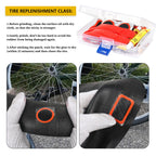 80pcs Bike Tire Repair Kit, Self-Adhesive Bike Tire Patch Kit