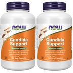 NOW Foods Supplements, Candida Support with Pau D'Arco, Oregano Oil, Black Walnut & Caprylic Acid, 180 Veg Capsules