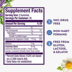ZzzQuil Pure Zzzs + Magnesium, Sleep Aid, Magnesium Citrate and Melatonin Gummies, Melatonin 2mg, Sleep Aids for Adults, Mixed Berry Flavored, 60 Sleep Gummies
