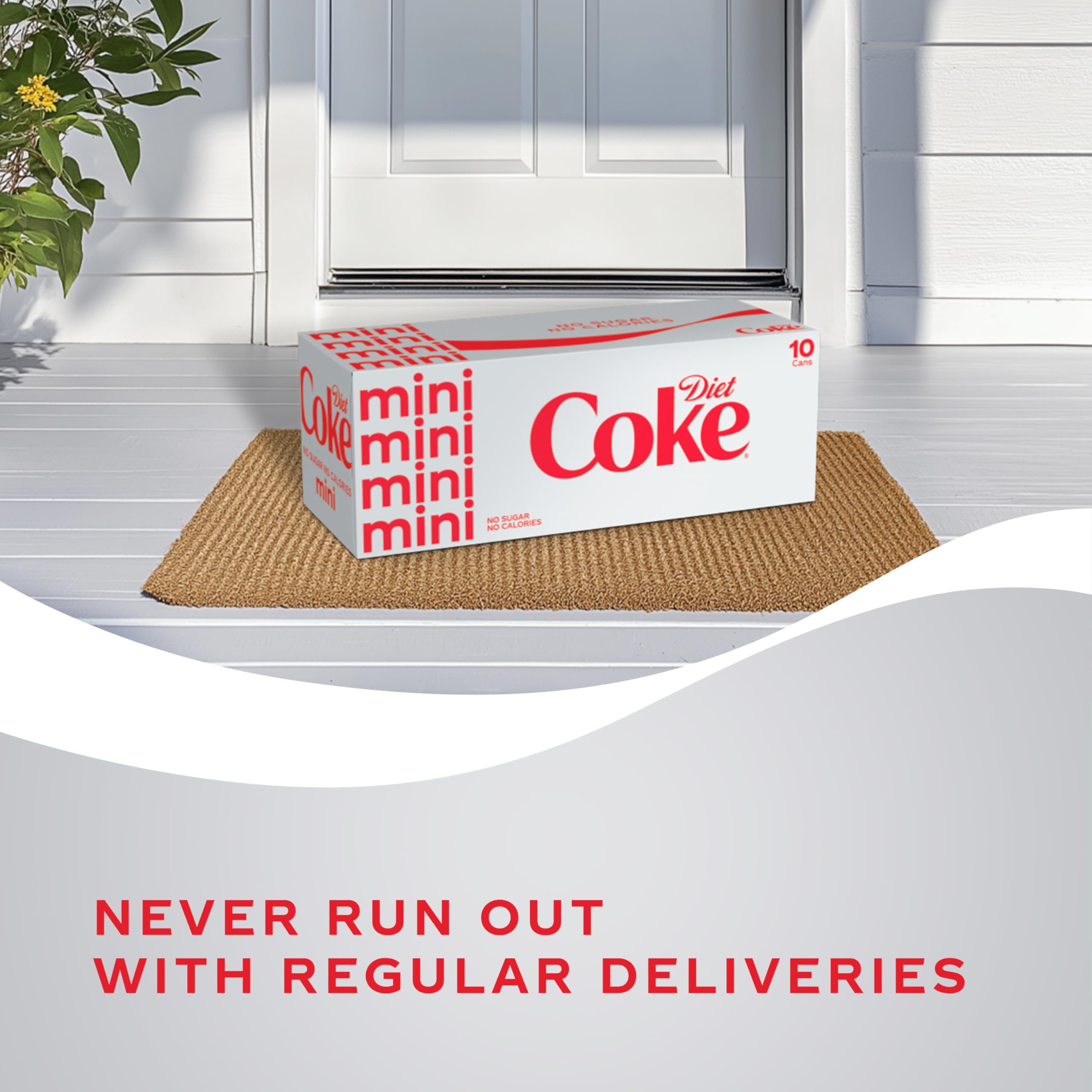 Buy now Diet Coke Soda Soft Drink Fridge Pack Mini Cans, 7.5 fl oz, 10 Pack at indiglob india