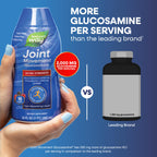 Nature's Way Joint Movement Glucosamine Liquid, Chondroitin, Berry, 16 oz | MSM with Vitamin D3 & Hyaluronic Acid, Fast-Absorbing Liquid, Joint Support Supplement*, Berry Flavored