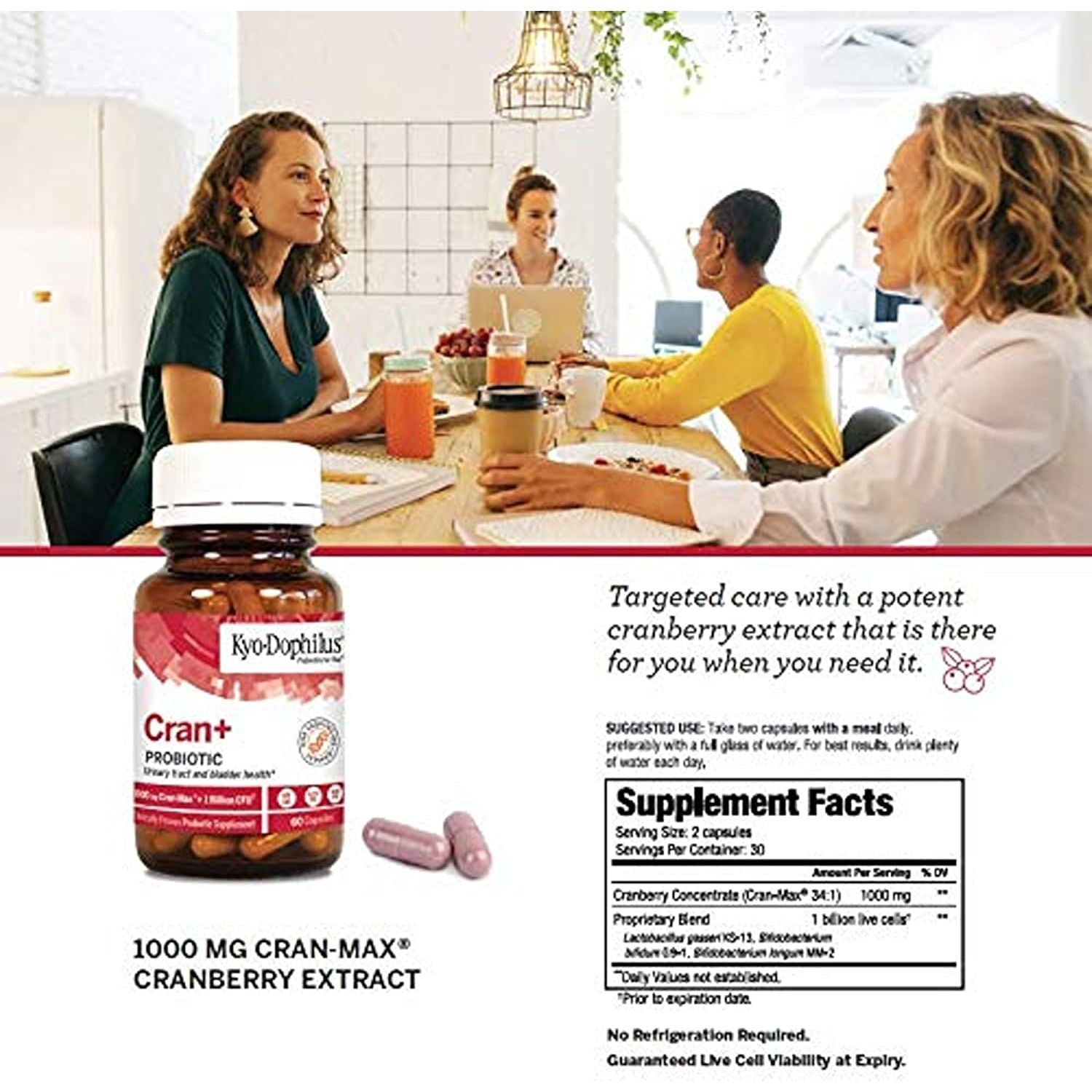 Buy now Kyolic Kyo-Dophilus Cran Probiotic, Urinary Tract and Bladder Health at indiglob india