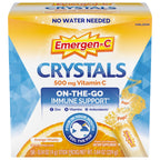 Emergen-C Vitamin C 500mg, Immune Support Crystals, Orange, 56 Packets | High Potency Vitamin C, B Vitamins for Energy, Zinc and Manganese, No Water Needed, Easy Pouch Format