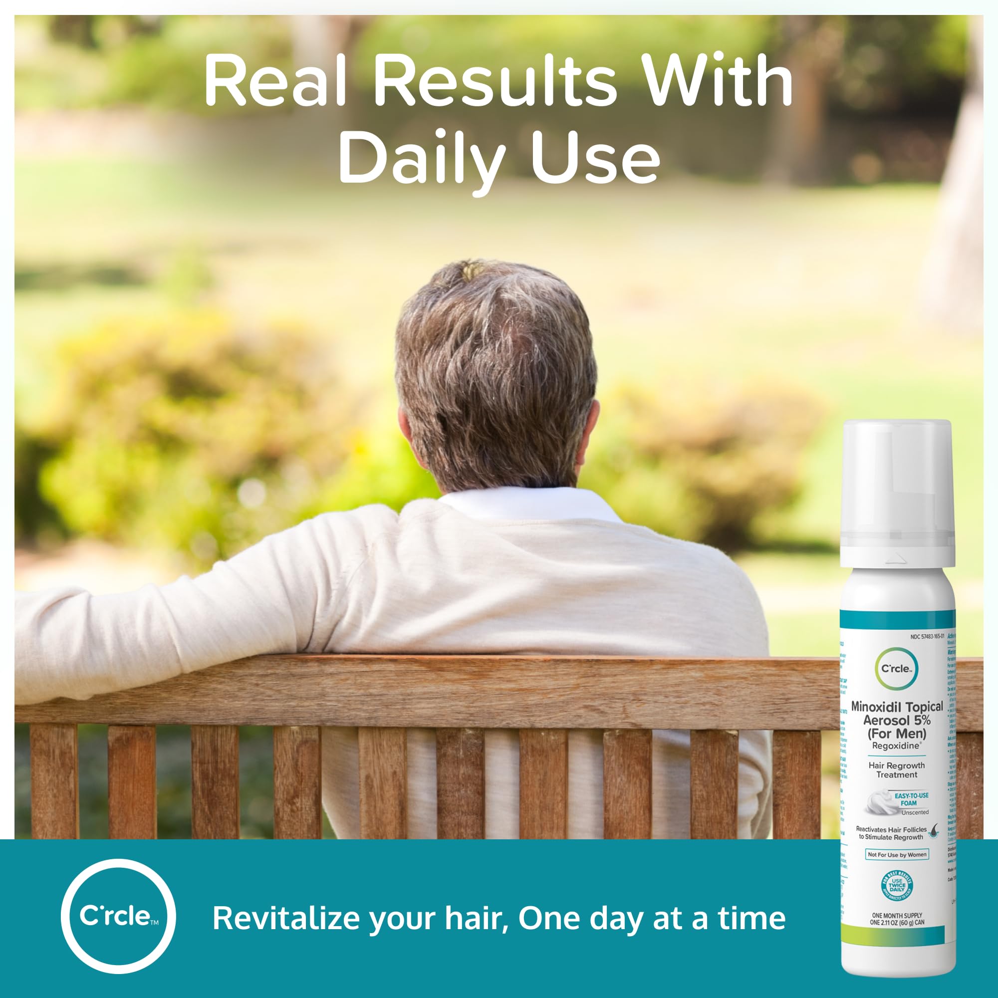 Minoxidil for Men Foam 5%, Unscented 3 Month Supply, Supports Hair Regrowth | Helps Restore Vertex Hair Loss & Thinning, Extra Strength 5% Minoxidil Foam For Men