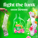 Gain Liquid Laundry Detergent, With Odor Defense, Happy Hibiscus Scent, Laundry Soap For HE Washing Machines, 132 fl oz, 100 Loads (Packaging May Vary)