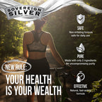 Sovereign Silver Sinus Relief Nasal Spray, 2 fl oz (59 mL) | Bio-Active Silver Hydrosol, Sinus Spray to Cleanse Mucus & Allergens, Drug-Free Nasal Cleanser, Non-Habit Forming, 10 ppm