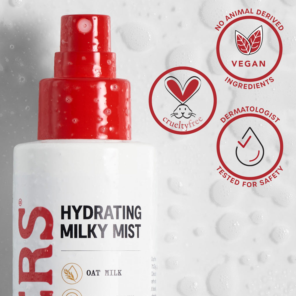 THAYERS Milky Mist with Oat Milk & 7% Glycerin, Facial Spray for Skin Barrier Repair & 24 Hour Hydration, Toner Spray Made for All Skin Types, Fragrance-Free, 4.4 fl oz