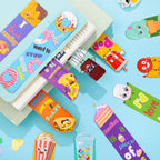 36 Pcs Scented Scratch and Sniff Bookmarks for Kids, 12 Styles