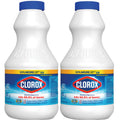 Buy now Clorox Regular Disinfecting Bleach Cleaner, 2 Pack Concentrated Liquid Bleach, Removes Mold, Mildew and Stains, Whitens, for Multi Purpose Cleaning and Laundry, 24 oz Bottles at indiglob india