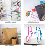 50 Pack 4 Inches Jumbo Paper Clips Extra Large Mega Paperclips