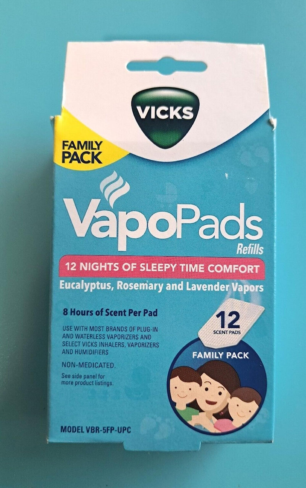 Buy now Vicks VapoPads Refill Scent Pads, Family Pack, 12 Count at indiglob india