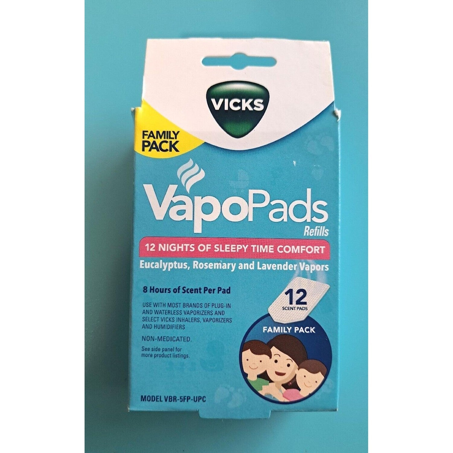 Buy now Vicks VapoPads Refill Scent Pads, Family Pack, 12 Count at indiglob india