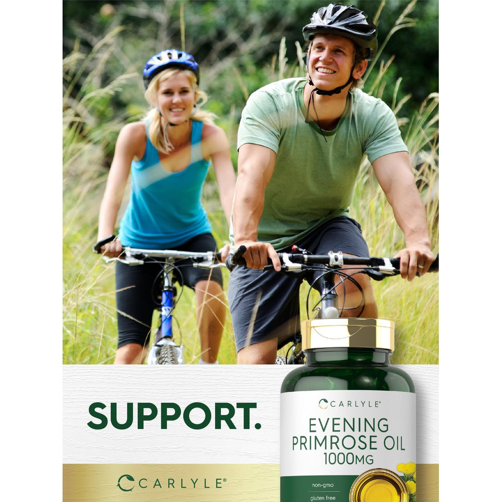 Carlyle Evening Primrose Oil Supplement 1000mg | 80 Softgel Capsules