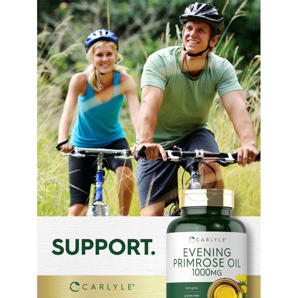 Carlyle Evening Primrose Oil Supplement 1000mg | 80 Softgel Capsules