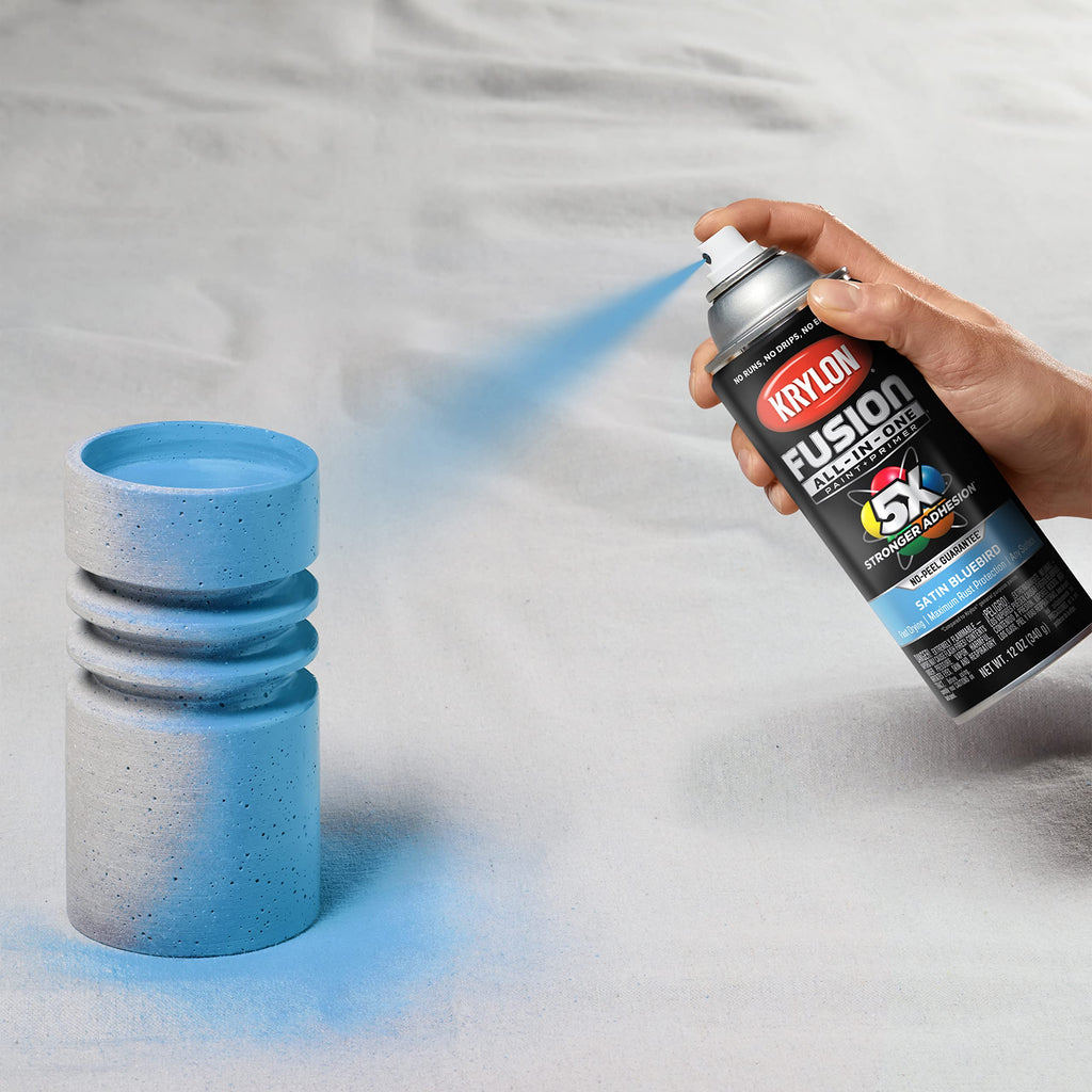 Buy now Krylon K02941007 Fusion All-In-One, Satin, Bluebird, 12 oz. at indiglob india