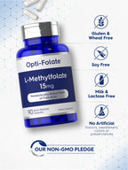 Carlyle L Methylfolate 15mg | 90 Capsules | Max Potency