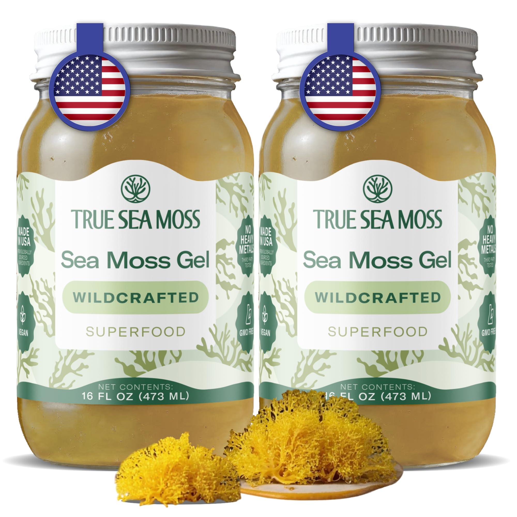 Buy now TrueSeaMoss Sea Moss Gel – Made in USA – Wildcrafted Seamoss, Fruits & Jarred Vegetables – Pineapple, Pack of 1 (Labels may Vary) Original 16 Fl Oz (Pack of 2) at indiglob india