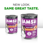 IAMS Proactive Health Senior Ground Wet Dog Food, Chicken, 13 oz, 12 Pack