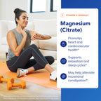 Pure Encapsulations Magnesium (Citrate), 90 Capsules | Supplement for Sleep, Heart Health, Brain Health, Bone Health, Energy, Muscles, and Metabolism*, with Premium Magnesium