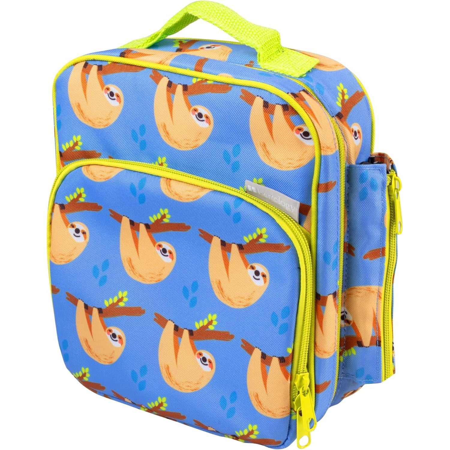 Buy now Kids Insulated Lunch Box w Snack Pocket & Expandable Water Bottle Holder For Girls- Waterproof Lunchbox Tote Keeps Food Hotter or Colder Longer - Reusable Back to School Bag Fits Most Bento Containers Sloth at indiglob india