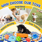 Puppy Toys for Teething, 9 Pack Cute Dog Chew Toys for Small Dogs
