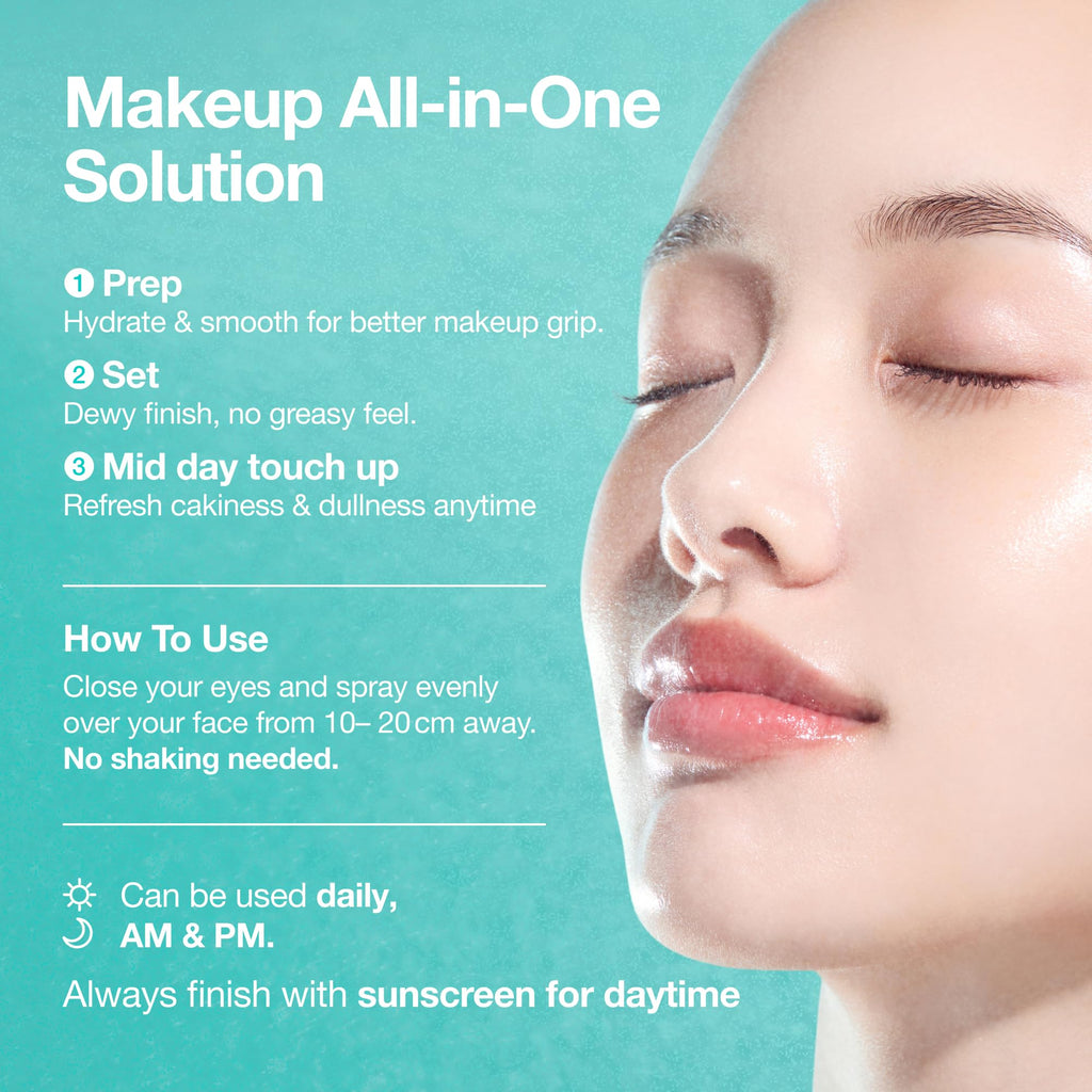 Anua PDRN Collagen Glow Facial Serum Spray, 3.38 fl oz | Hydrating Face Mist, Hyaluronic Acid, dewy glass finish, All Skin Types, Instant Plumping, Firming Care, Korean Skincare