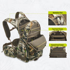 TIDEWE Hunting Backpack for Men, 40L Camo Hunting Pack for Deer Hunting