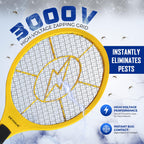 DEVOGUE® Electric Fly Swatter Bug Zapper Battery Operated Flies Killer Indoor and Outdoor Pest Control Mosquito Zapper and Insect Catcher Racket