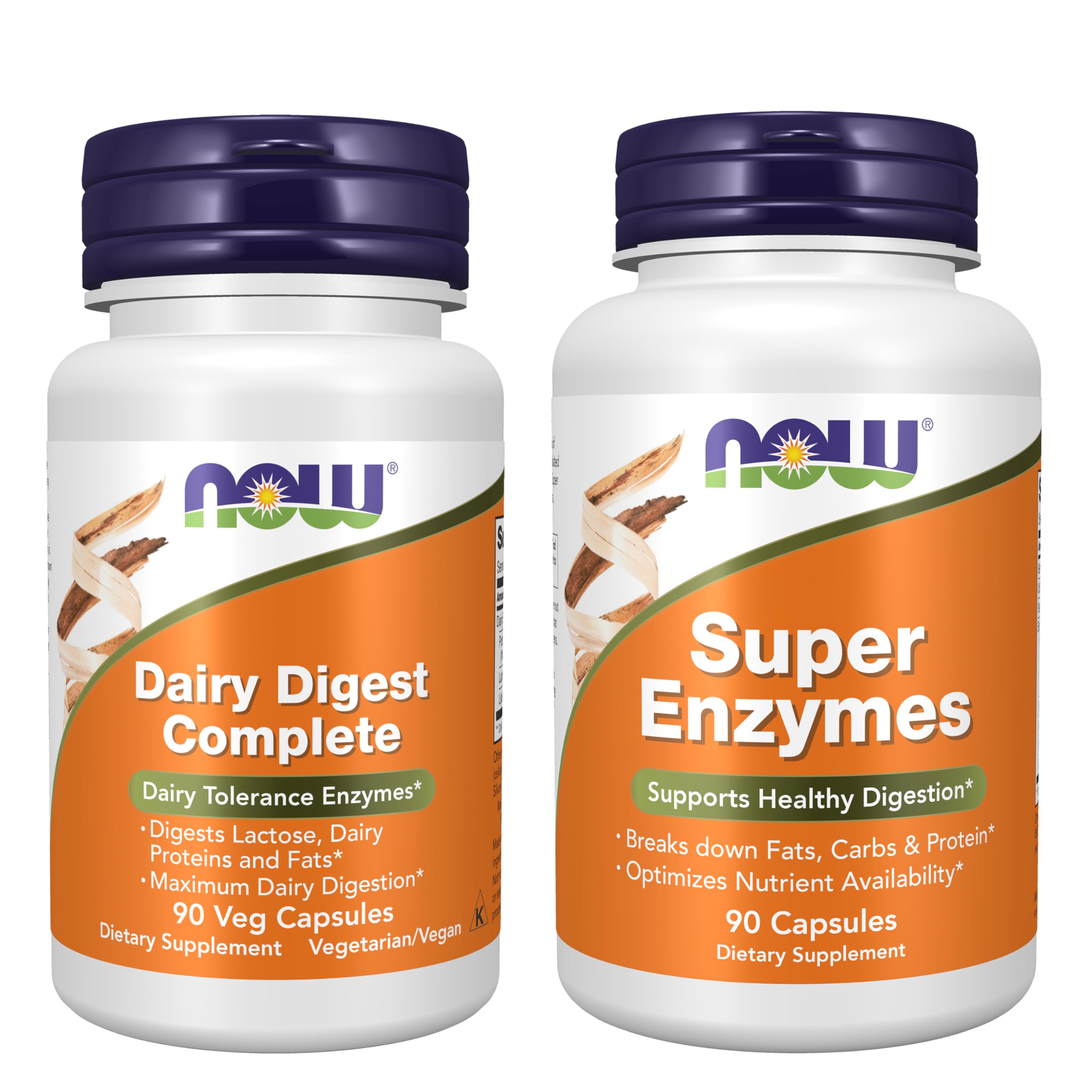 NOW Supplements, Super Enzymes, Formulated with Bromelain, Ox Bile, Pancreatin and Papain, Super Enzymes,90 Capsules