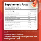 Rosabella Electrolyte Drink Powder – Watermelon – Sugar-Free Hydration Drink Mix – Electrolytes Powder with Sodium, Potassium, Magnesium, Calcium – Travel Jar – 30 Servings (5.6 oz)