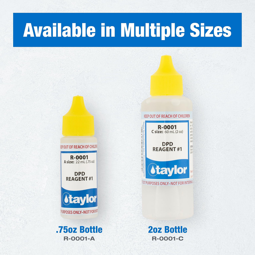 Taylor Technologies R-0001-C, DPD Reagent #1, 2 Ounce, for Testing Chlorine