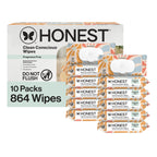 Buy now The Honest Company Hypoallergenic Multi-Use Baby Wipes for Sensitive Baby Skin Rainbow 60 Count at indiglob india