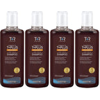 True+Real Therapeutic T+plus Tar Gel Dandruff Shampoo Coal Tar 1.0% Maximum Strength, 6 Ounce