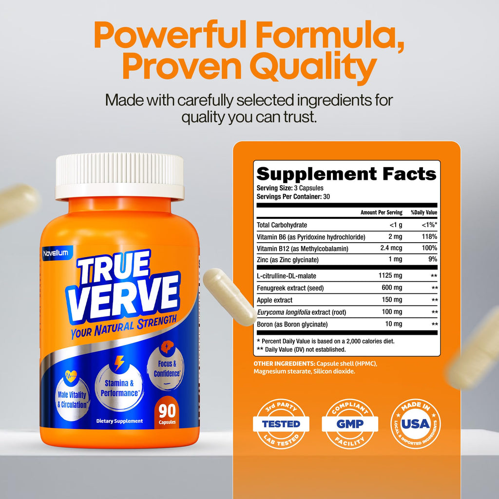 Male Enhancing Fast Acting Pills for Men | Add 3-6" Size, Length, Girth