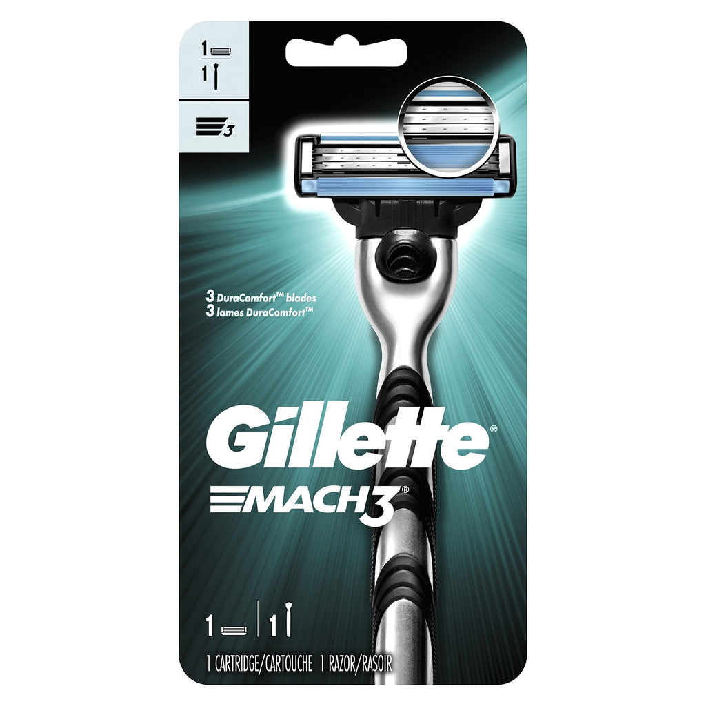 Buy now Gillette Mach3 Men's Razor, Handle & 1 Blade Refill at indiglob india