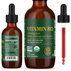 Vitamin B12 5000mcg Sublingual Liquid Drops, Methylcobalamin, Vegan (2 Oz) | Global Healing B12 Vitamins Sublingual Methylcobalamin Vitamina Para Mujer