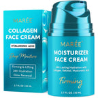 MAREE Face Moisturizer – Firming & Lifting Face Cream for Women with Collagen, Retinol & Hyaluronic Acid – Day & Night Anti-Aging Facial Wrinkle DD Cream Moisturizer for Dry Skin – Purple