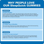 Relaxium SleepQuick Gummies, Sleep Aid, 5 mg Melatonin, D-3, Lemon, 60ct | Gut Health & Immune Support, Prebiotic Probiotic Blend, Gluten & Drug Free