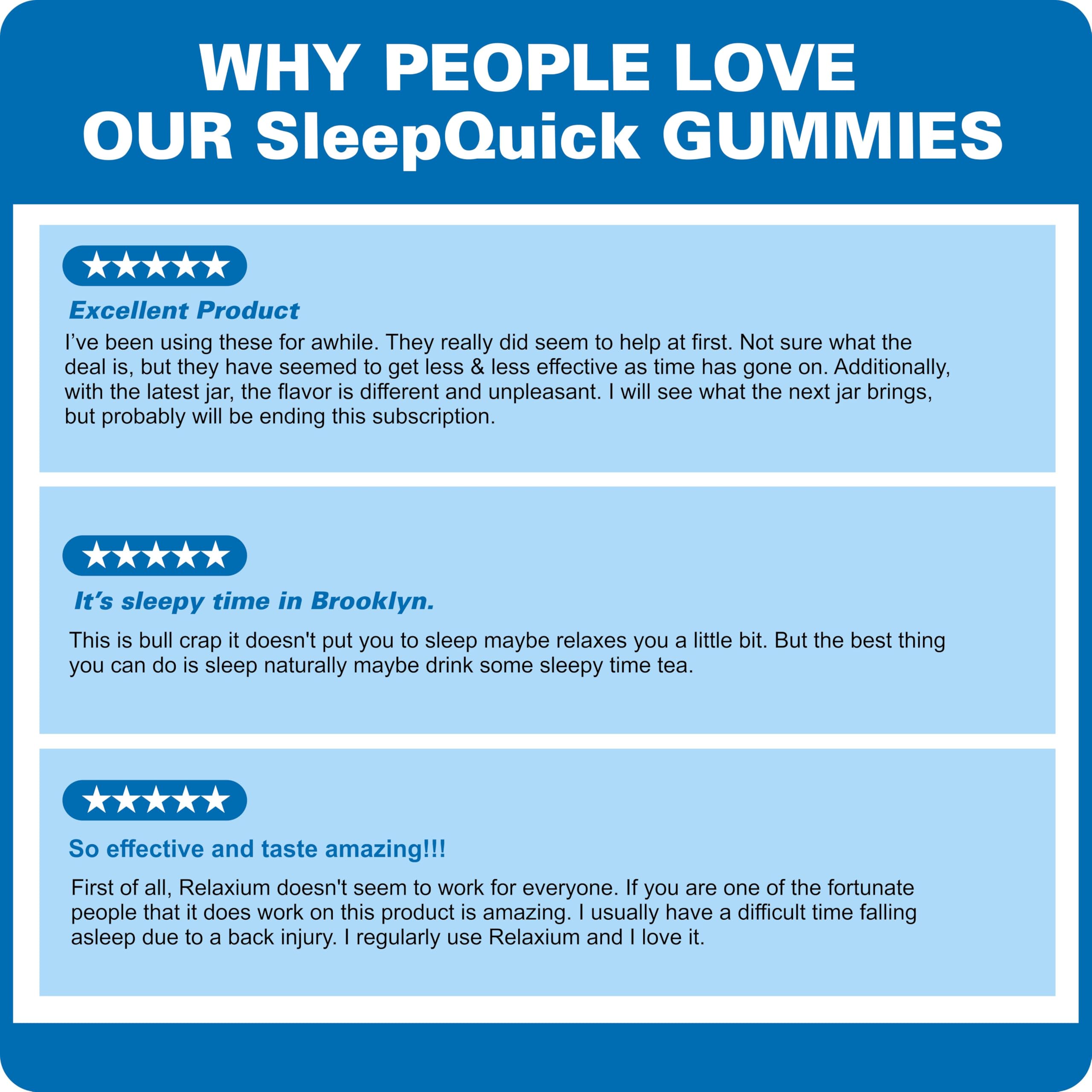 Relaxium SleepQuick Gummies, Sleep Aid, 5 mg Melatonin, D-3, Lemon, 60ct | Gut Health & Immune Support, Prebiotic Probiotic Blend, Gluten & Drug Free