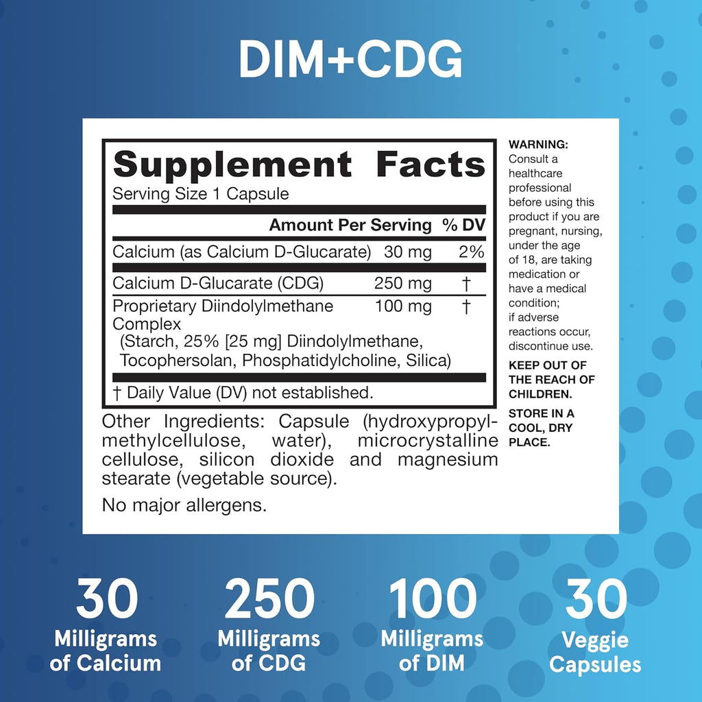Buy now Jarrow Formulas - DIM + CDG Veggie Capsules - 30 Count - DIM & CDG Supplement - For Hormone Balance - Non-GMO - Gluten Free at indiglob india