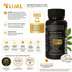 LUAL Calcium 600 mg with Vitamin D3 • Calcium Supplements for Women & Men