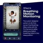 Buy now Nanit Breathing Wear Band - 100% Cotton, Works with Nanit Pro Baby Monitor to Track Breathing Motion Sensor-Free at indiglob india